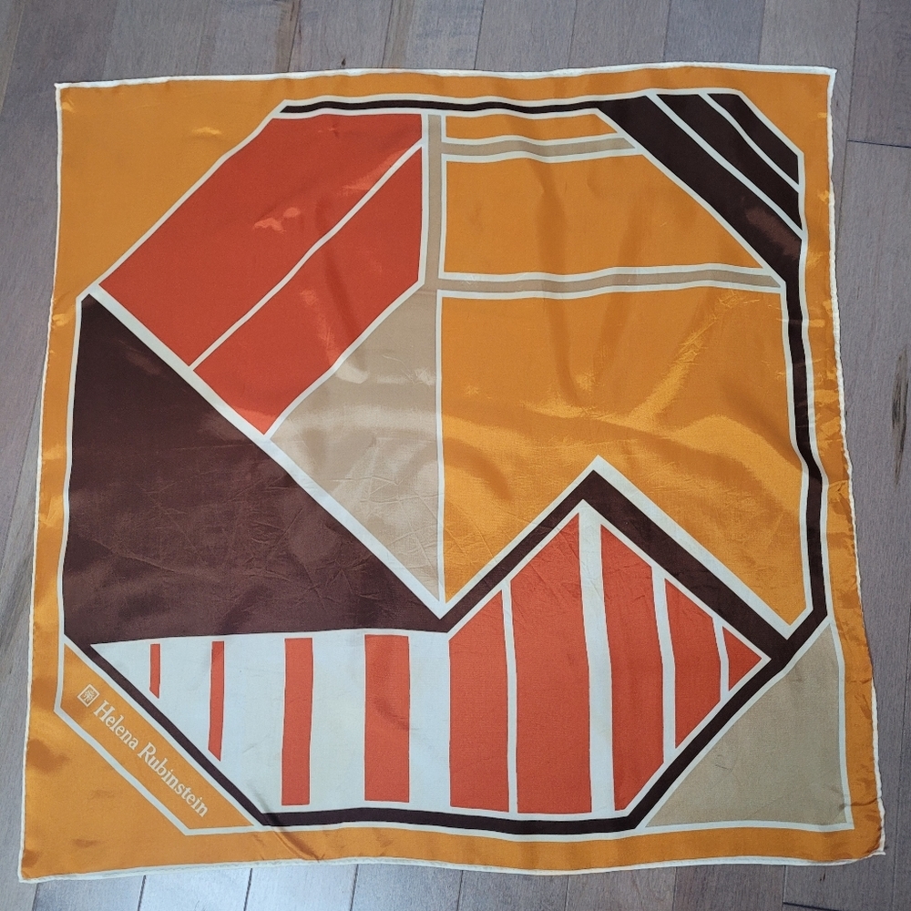 Vintage Helena Rubinstein abstract bandana - Picture 1 of 6